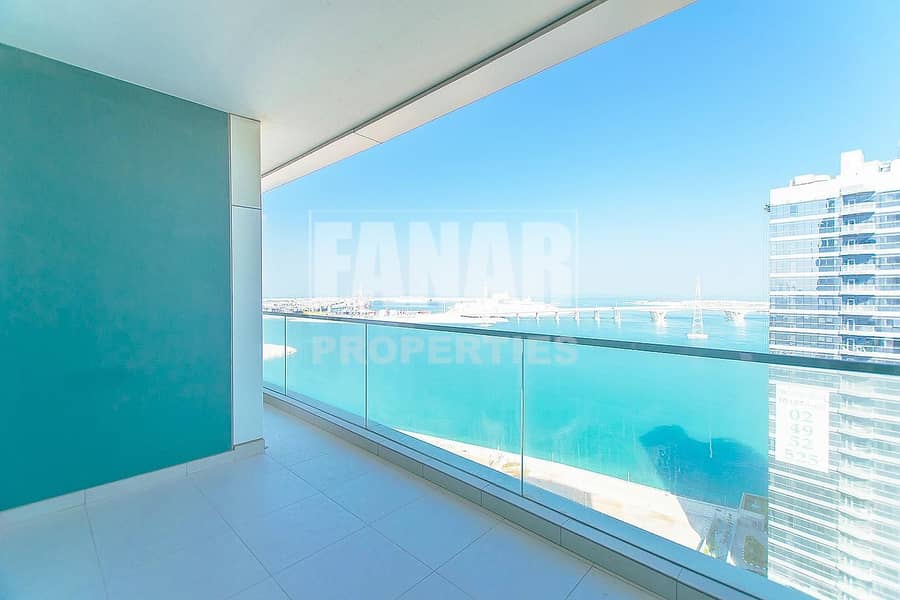 Fabulous Sea View| Balcony| High Floor| Maids Room