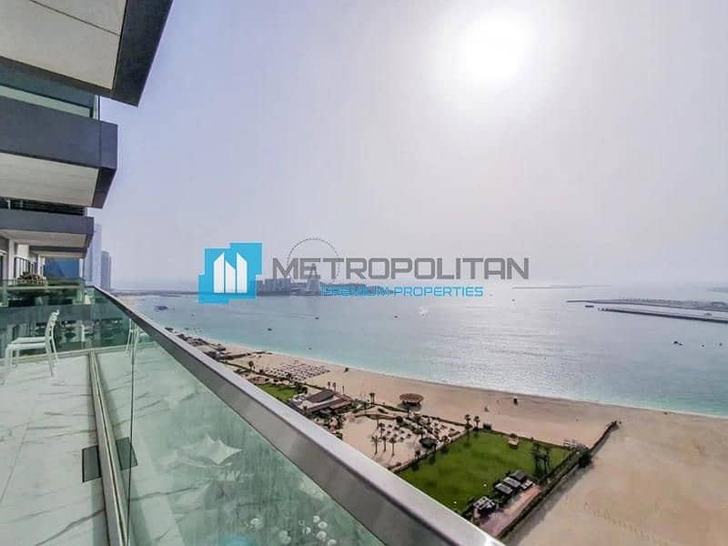 Fully Furnished | Full Sea View | 2 BR + Maids