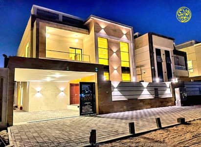 5 Bedroom Villa for Sale in Al Tallah 2, Ajman - Without down payment, I own one of the most luxurious villas in the Emirate of Ajman, in the most prestigious places opposite the mosque, at the lowes