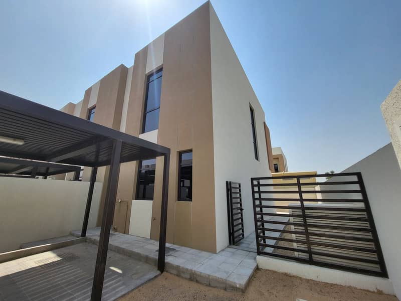 Spacious 2 Bedrooms Townhouse corner unit is available for rent in Nasma Residences Sharjah for 60,000 AED