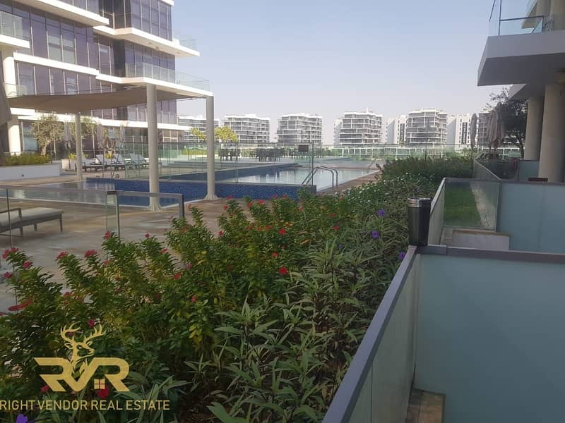 Pool View | Huge Balcony | Semi Furnished