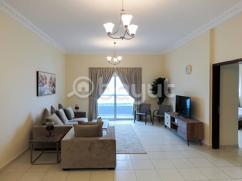 1BR apartment in Sharjah for sale / Luxury / palm 1 tower .