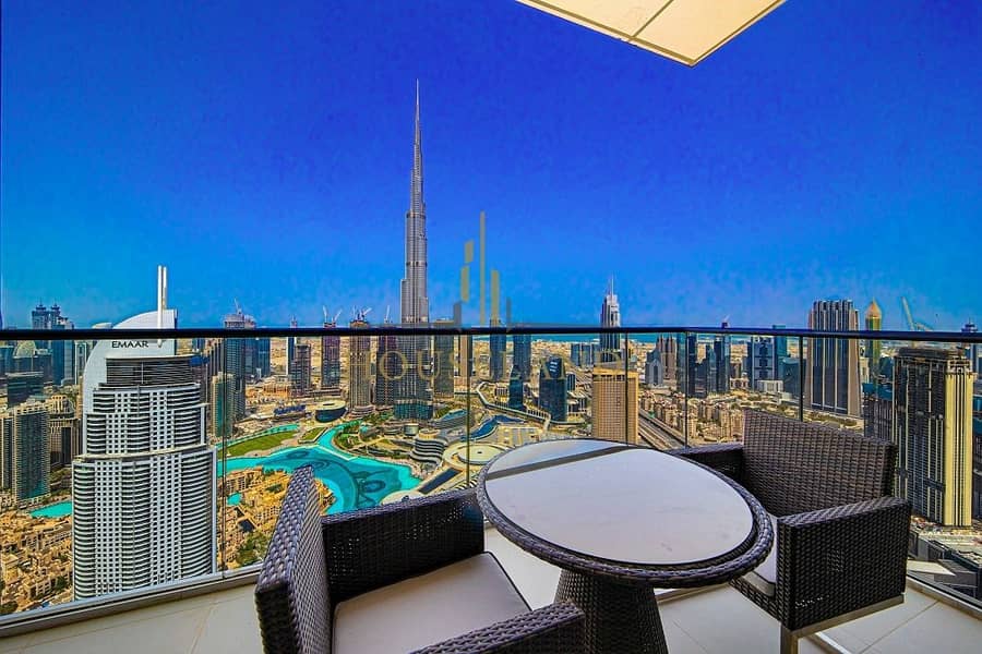 ✅  Burj Khalifa and Fountain View | Included All Bills  | Full Furnished ✅