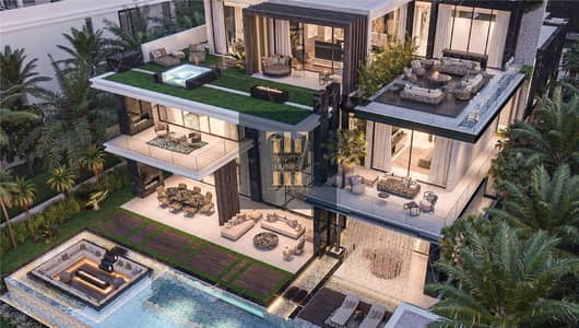 6 Bedroom Villa for Sale in Damac Lagoons, Dubai - Facing Crystal Lagoons | Lavish Water Living | European Design
