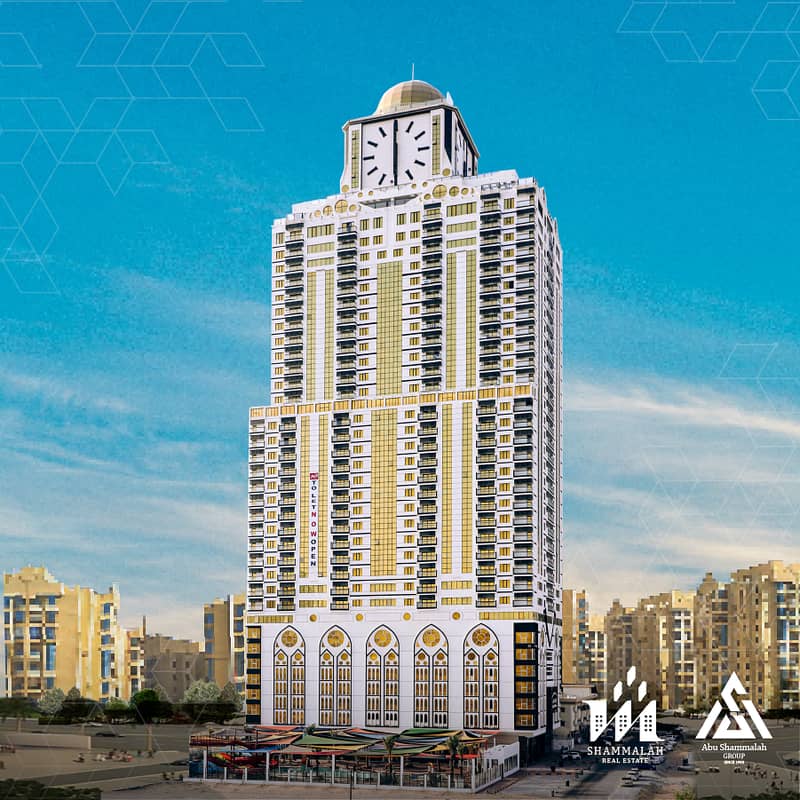 Luxurious apartments in Ajman Clock Towers , REF06SO