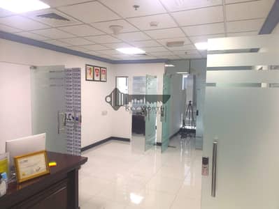Office for Rent in Deira, Dubai - Glass partitioned | Near DCC Metro | Prime location