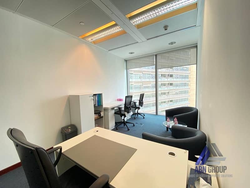 Community view Office with all Amenities in BurJuman Business Tower