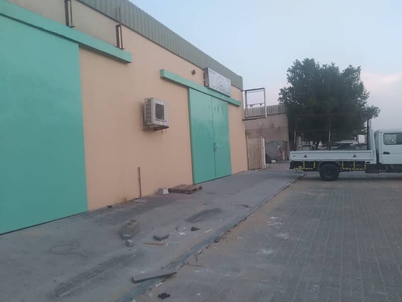 3500 sqft Road Facing Warehouse With 30kw Electricity Available for Rent in Al Jurf Ajman