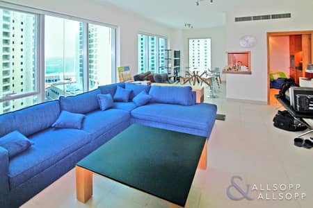فلیٹ 1 غرفة نوم للايجار في دبي مارينا، دبي - شقة في برج شيمارا مارينا بروميناد دبي مارينا 1 غرف 115000 درهم - 6196497