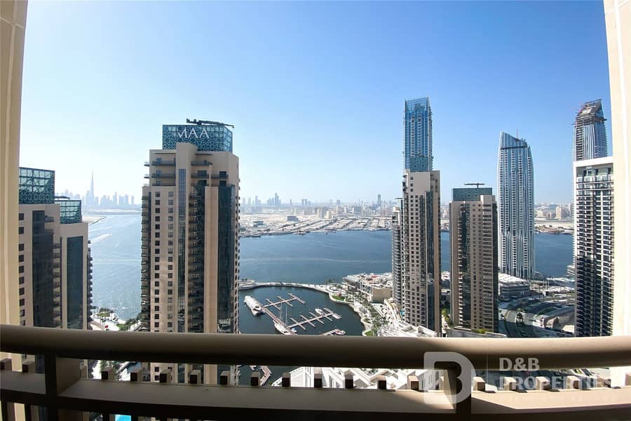 位于迪拜溪港，溪畔18号综合住宅区，溪畔18号A座 2 卧室的公寓 110000 AED - 5823607