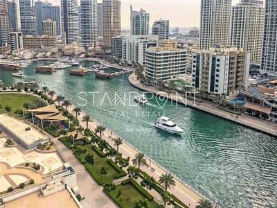 2 Bedroom Flat for Rent in Dubai Marina, Dubai - Furnished | Marina View | Vacant Now