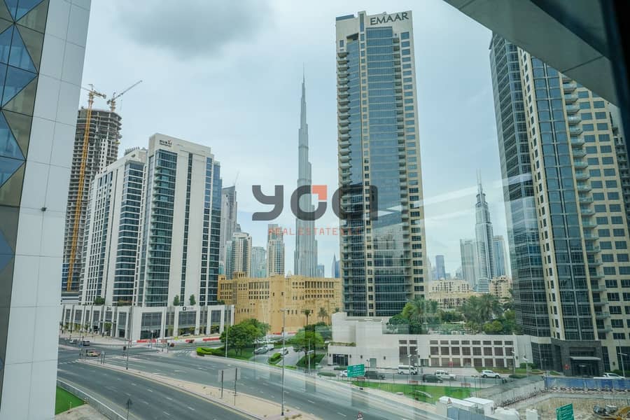 EXCLUSIVE FITTED OFFICE | BURJ KHALIFA VIEW | 2 PARKINGS