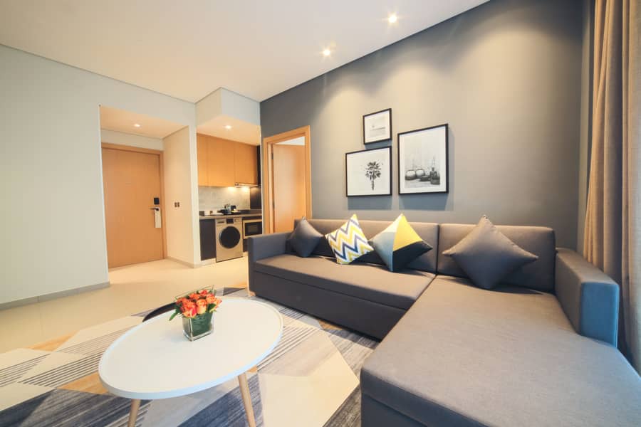 Serviced Brand New Fully Furnished 1 BR Apartment