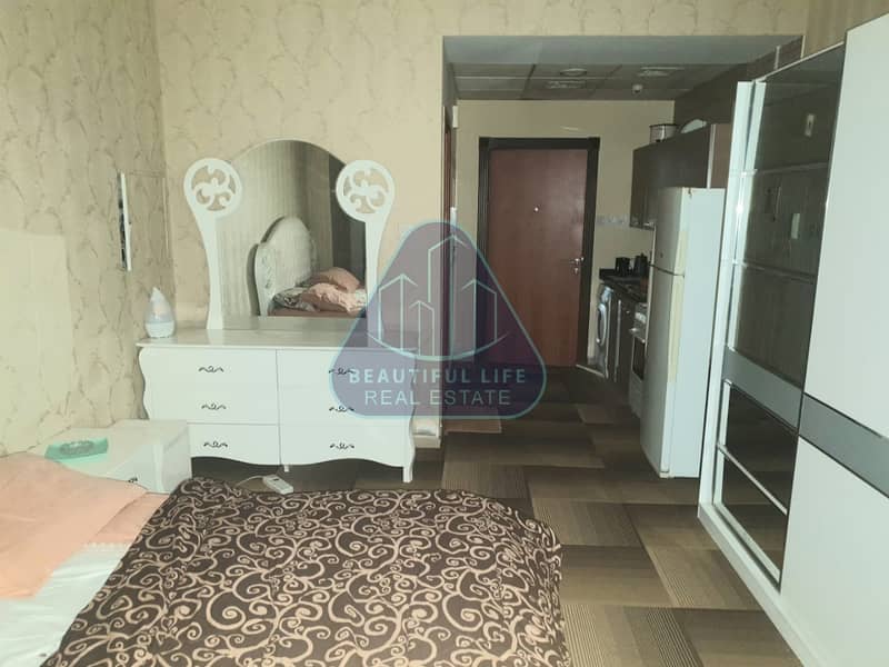 Furnished | Studio  without Balcony  | AED 2,500/- Monthly