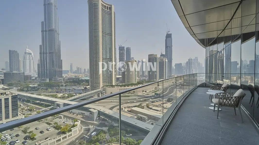 FULL BURJ KHALIFA VIEW | HIGHER FLOOR | FULLY FURSNIHED |  LUXURY LIVING