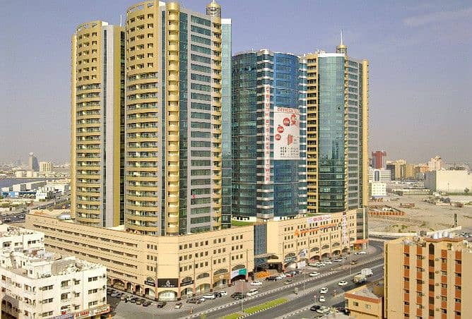 Hot Deal Studio apartment for sale with parking in Horizon Tower  for 155K  Ajman