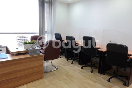 Office for Rent in Bur Dubai, Dubai - FULLY SERVICED OFFICE WITH EJARI | FREE WIFI AND PARKING | NEXT TO METRO | DIRECT FROM OWNER