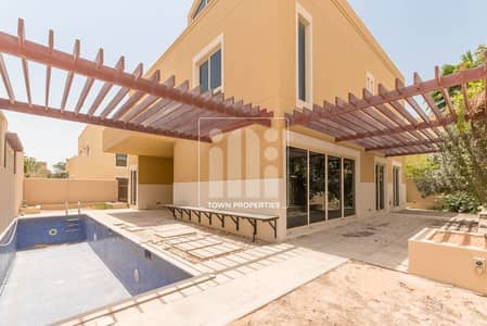 4 Bedroom Villa for Rent in Al Raha Gardens, Abu Dhabi - Immaculate Villa | Great Lifestyle Convenience | Private Pool, Study & Maid Room