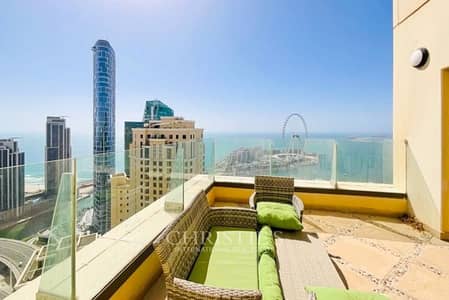 4 Bedroom Penthouse for Sale in Jumeirah Beach Residence (JBR), Dubai - Fully Furnished Duplex Penthouse with Plunge Pool