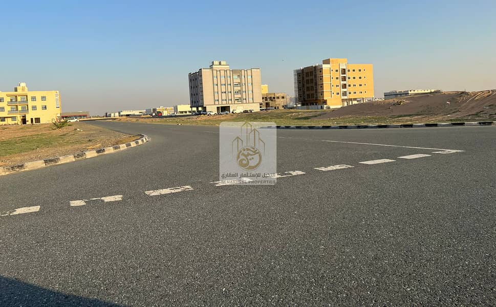 Commercial and residential land for sale, in Al-Alia district, Ajman.