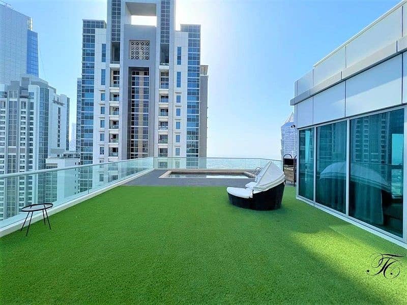 Penthouse with Private Pool | Sky View, Canal View