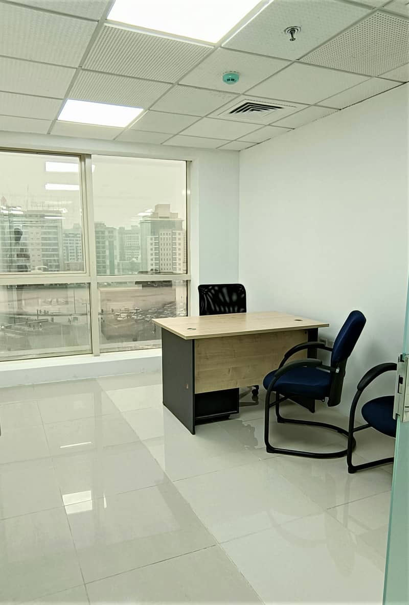 BRAND NEW FURNISHED OFFICE FOR RENT WITH EJARI