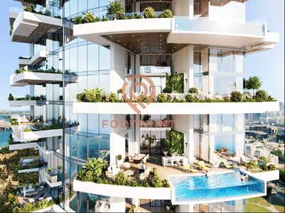 4 Bedroom Penthouse for Sale in Dubai Media City, Dubai - Beautiful duplex penthouse with inbuild swimming pool.