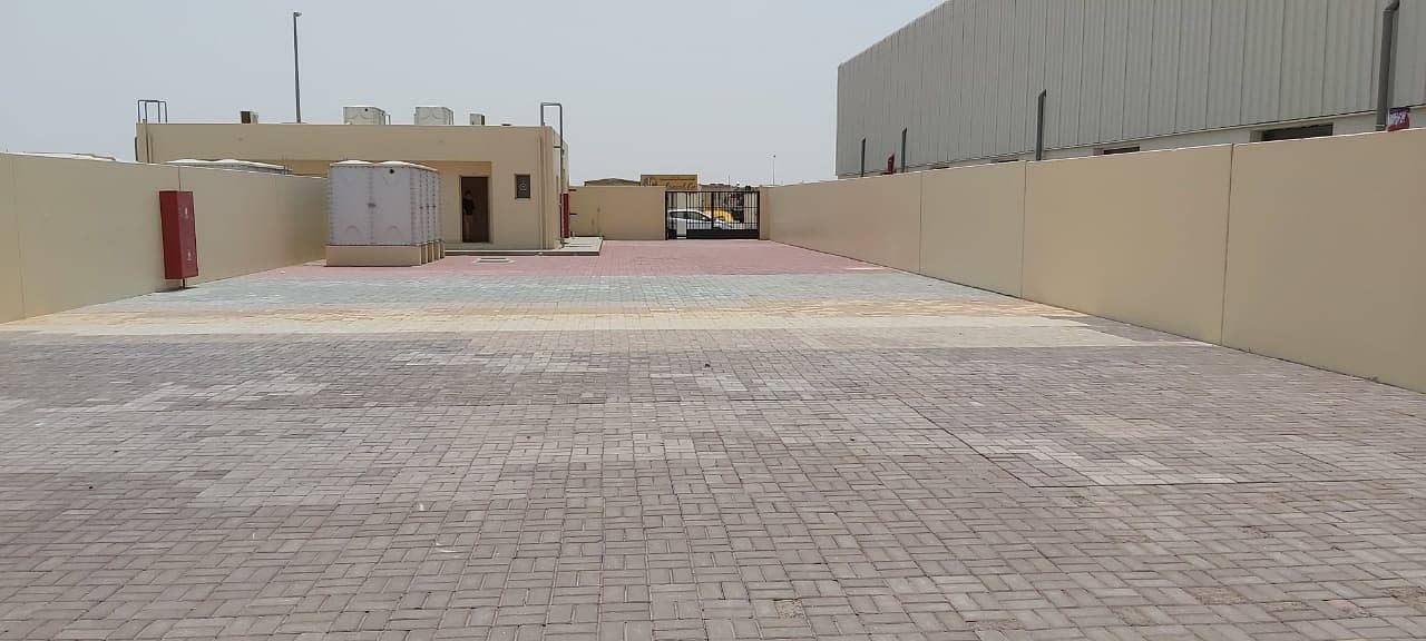 7500 Sqft Open Yard with Office 3 Phase Power Boundary Wall In Al Saja Sharjah