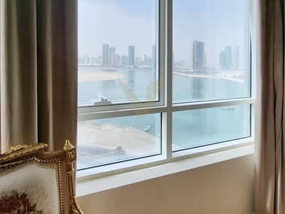 1 Bedroom Apartment for Rent in Al Khan, Sharjah - Rent includes Internet | Pay Monthly | Lake View