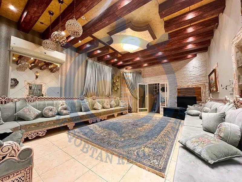 Villa for sale in Ajman, Al Rawda area, freehold for all nationalities, with bank facilities The villa with electricity and water