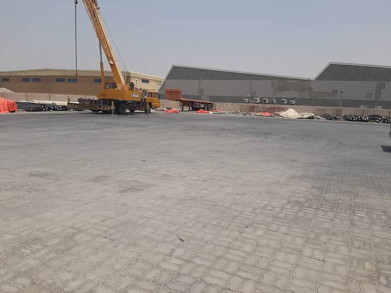 40000 Sqft Open Land with Office Electricity Boundary Wall In Industrial Area 18 Sharjah