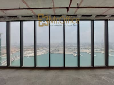 Floor for Rent in Al Reem Island, Abu Dhabi - Shell and Core with panoramic view of Alreem Island