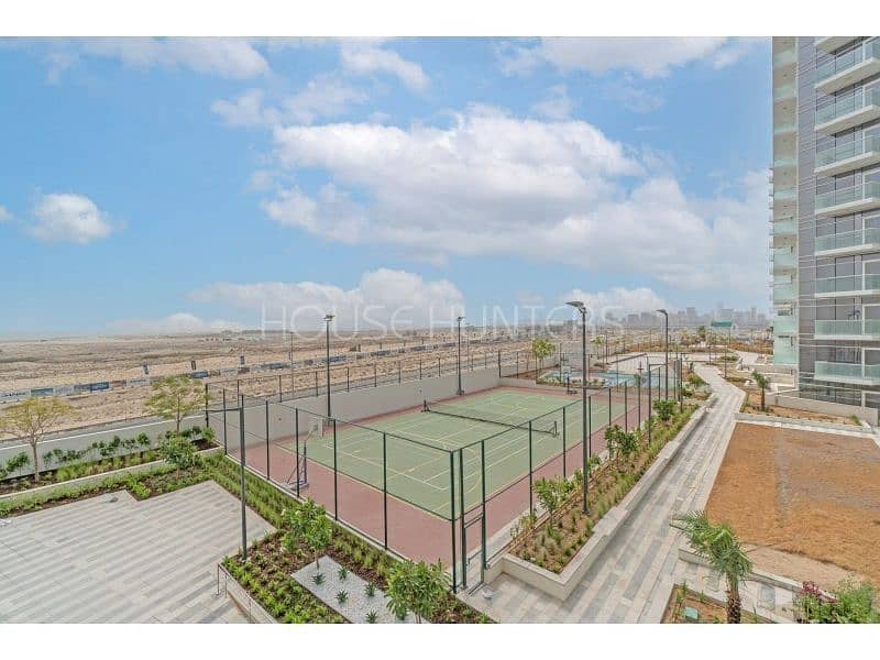 Fully Furnished Studio| Tennis Court View| Instant ROI