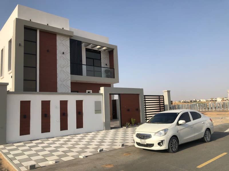 Without down payment, own one of the most luxurious villas in the Emirate of Ajman on Sheikh Mohammed bin Zayed Street at the lowest possible price, w