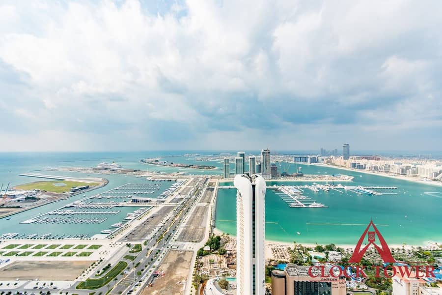 位于迪拜码头，滨海皇冠塔楼 5 卧室的顶楼公寓 5599000 AED - 6027281
