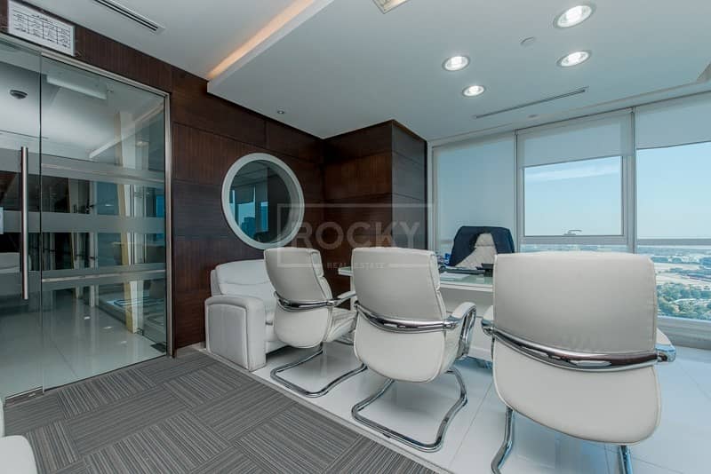 EXCLUSIVE! Fully Fitted Office Space in Latifa Tower