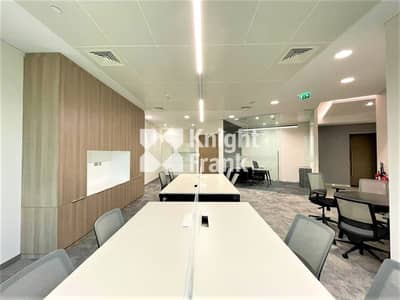 Office for Rent in DIFC, Dubai - Burj Khalifa View | Furnished and Partitioned