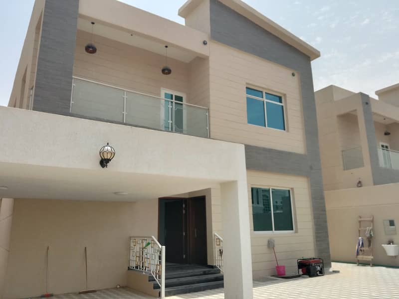 For sale a modern luxury European design villa without down payment in Al Mowaihat 1 area in Ajman