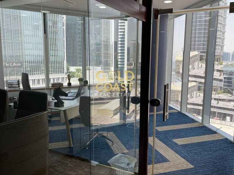 Investors deal  rented office in the best location Business Bay