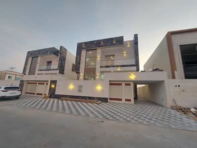 5 Bedroom Villa for Sale in Al Zahya, Ajman - Including registration fees, a modern villa near Sheikh Mohammed bin Zayed Street