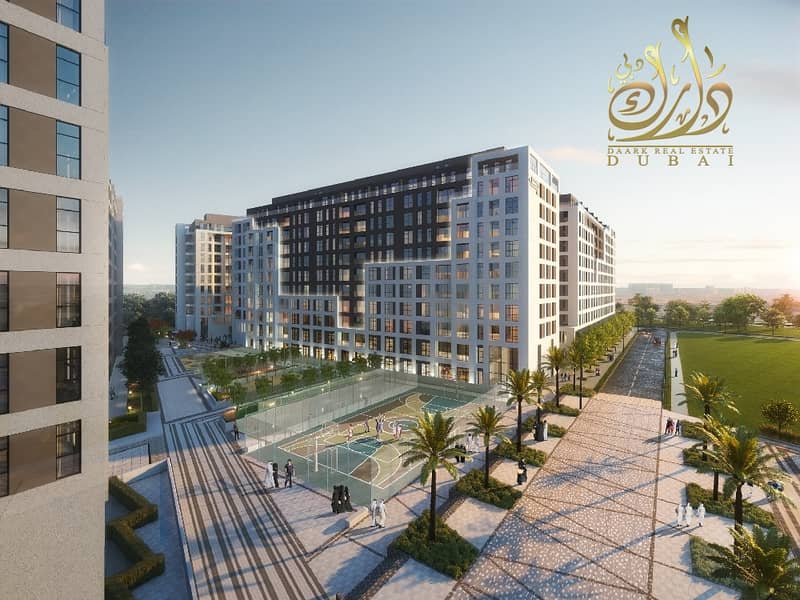 The most beautiful hotel apartments with the best investment return in the new Downtown Sharjah