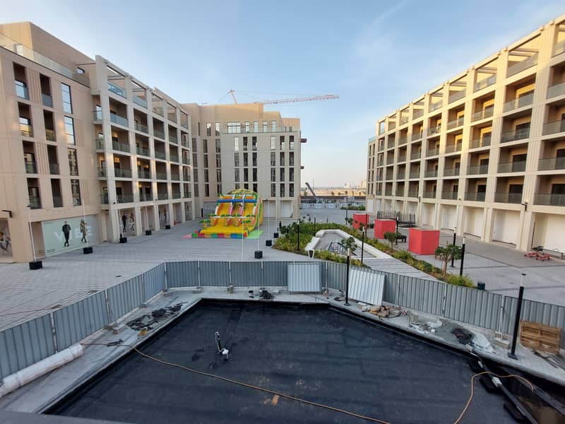 Brand new studio with kids play area view for rent in almamsha