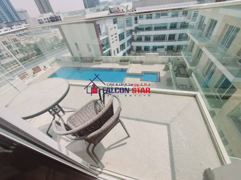 POOL VIEW FURNISHED STUDIO | PAY JUST 3,300/- PER MONTH | READY TO MOVE