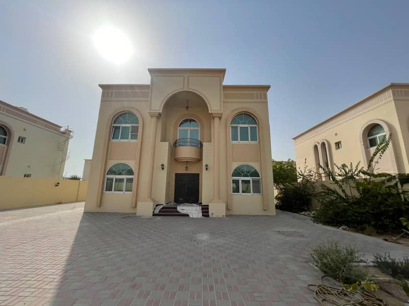 Spacious 4 Bedrooms Villa is available for rent in Al Gharayen Sharjah for 110,000 AED yearly