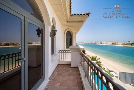 5 Bedroom Villa for Rent in Palm Jumeirah, Dubai - Beachfront | Extended Plot | Ready to move in