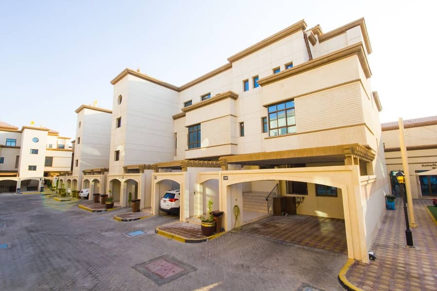 3 Bedroom Hall Villa Town House 125K Pool Gym Bateen Airport Abu Dhabi