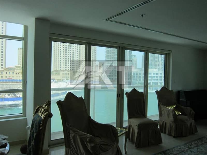 3 178 K / Hot Deal / Full Marina View / Unfurnished Penthouse / Dubai Marina