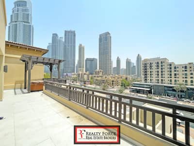 4 Bedroom Flat for Sale in Downtown Dubai, Dubai - FULLY UPGRADED |4BR DUPLEX |LARGE L SHAPED TERRACE