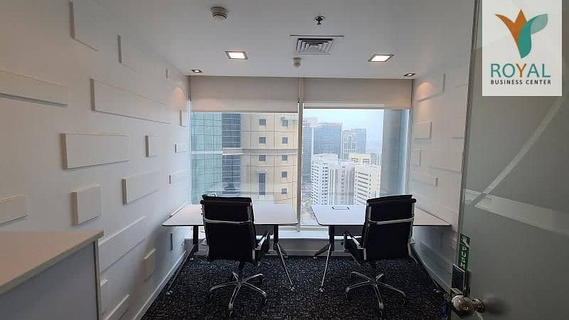 Special Offer | Free one month on Annual Rental | Fabulous office space | Excellent view starting AED. 2500/- Monthly