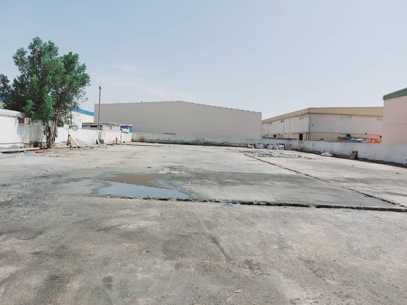 Boundary Wall Yard For Rent In Jurf Industrial 1 Ajman (Close To China Mall)